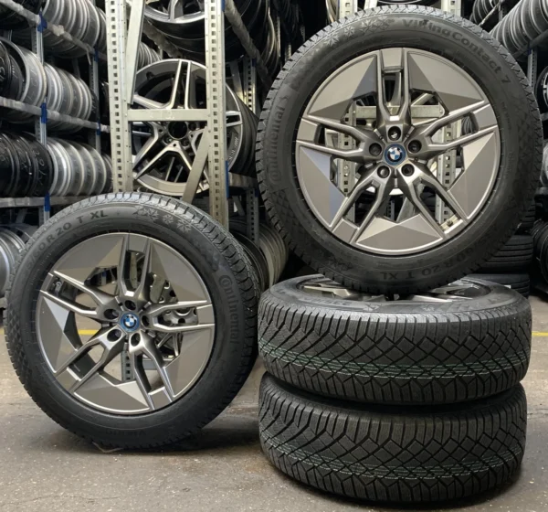 4 original BMW winter wheels aerodynamics 1002 235/60 R20 108T iX i20 5A02653 3057