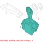 BMW 528i 535i 550i 640i 650i Gear Selector Shifter Ceramic 61319291532 OEM Used
