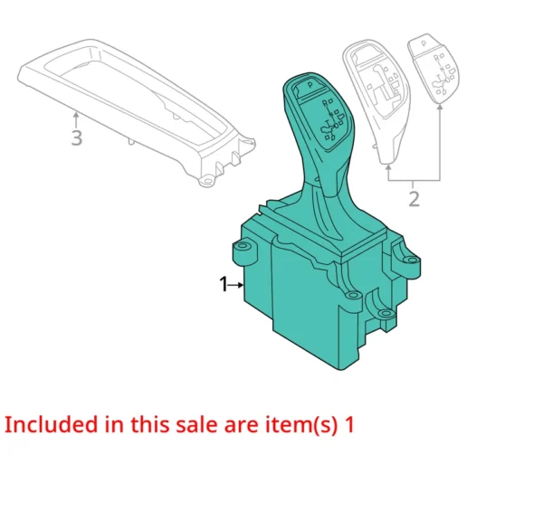 BMW 528i 535i 550i 640i 650i Gear Selector Shifter Ceramic 61319291532 OEM Used