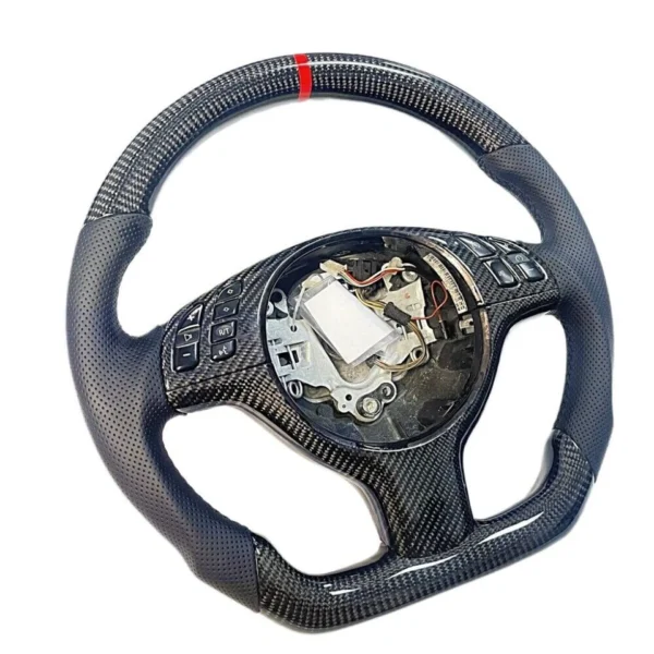 s-l960 (1) 1X Real Carbon Fiber Steering Wheel FOR BMW M3 E46 E39 E53 330ci 325i 2001-06