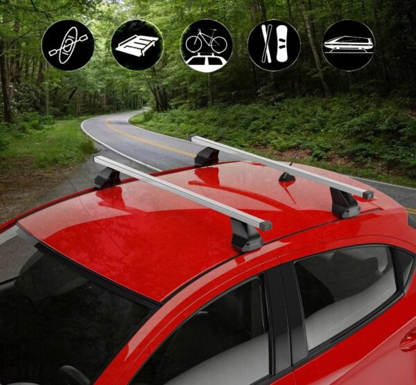 Fix Point Roof Racks for BMW 6 Series G32 Gran Turismo 2018-2019 Steel Gray