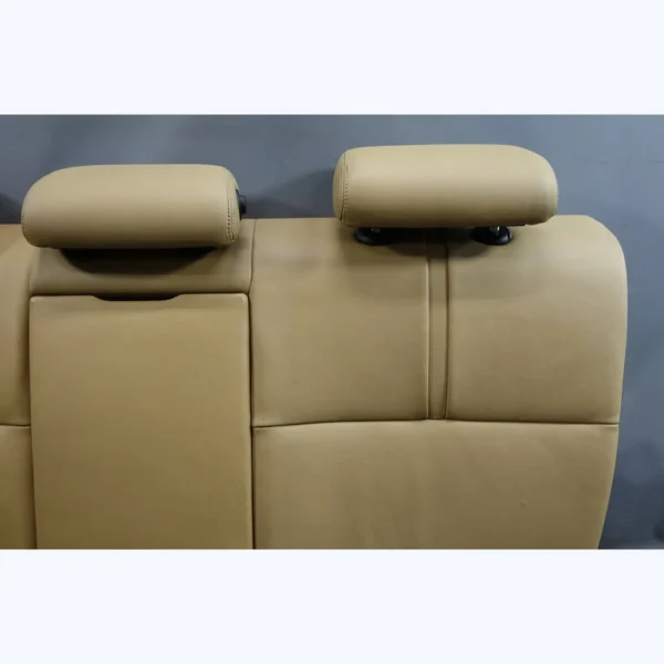 2008-2011 BMW E90 M3 Sedan Rear Folding Seat Backrest Bamboo Beige Leather OEM