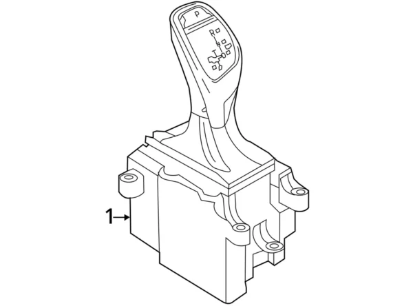 BMW 528i 535i 550i 640i 650i Gear Selector Shifter Ceramic 61319291532 OEM Used