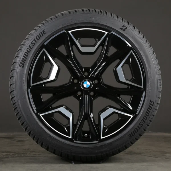 Original 22 Inch BMW IX Winter Wheels I20 Alloy Rims Styling 1020 36115A02658