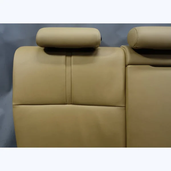 2008-2011 BMW E90 M3 Sedan Rear Folding Seat Backrest Bamboo Beige Leather OEM