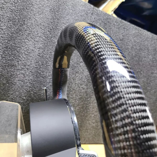 s-l960 (3) Trim+Heated Carbon Fiber Led Alcantara Steering Wheel For BMW M2 M3 M4 M5 M6 F80