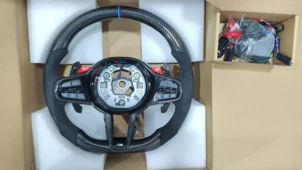 s-l960 (37) BMW G Series Carbon Fibre CS style Steering Wheel For all G series models