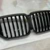 Carbon Fiber Front Bumper Grille Grill Single Line Fits BMW G05 X5 2024-2025 LCI