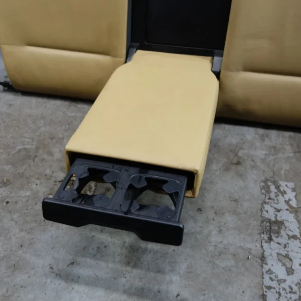 2008-2011 BMW E90 M3 Sedan Rear Folding Seat Backrest Bamboo Beige Leather OEM