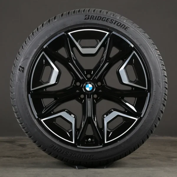 Original 22 Inch BMW IX Winter Wheels I20 Alloy Rims Styling 1020 36115A02658