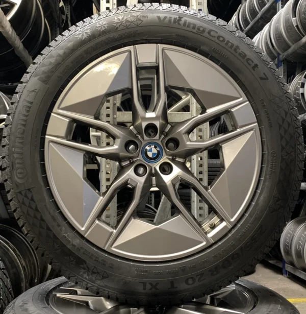 4 original BMW winter wheels aerodynamics 1002 235/60 R20 108T iX i20 5A02653 3057