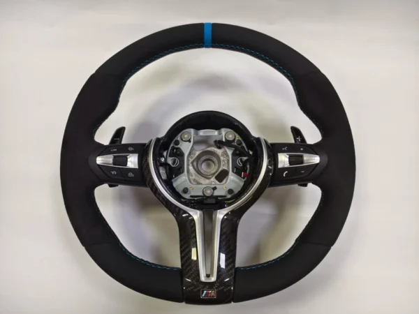 BMW Carbon Fiber Alcantara Steering Wheel for BMW F10 F20 F21 F30 F31 F15 F16