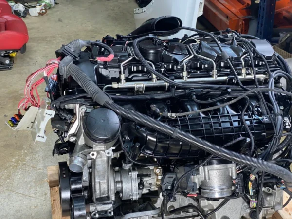 s-l960 (6) BMW E90 E92 335 X1 AWD N55 Manual Complete Engine Motor Assembly 82K VIDEO! OEM