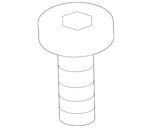Seat Belt Assembly Screw