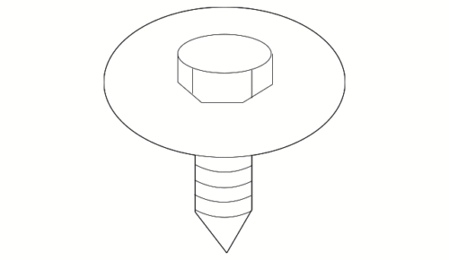 Suspension Control Arm Cover Bolt