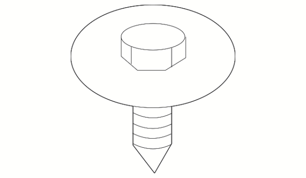 Suspension Control Arm Cover Bolt