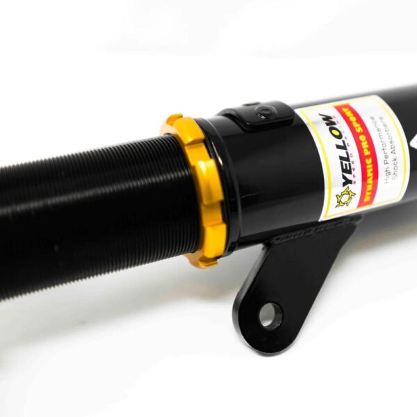 Dynamic Pro™ Front and Rear Monotube Adjustable Lowering Air Strut Kit with 4.0" Front and Rear Body Drop by Yellow Speed Racing®.