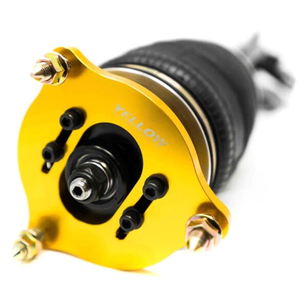 Dynamic Pro™ Front and Rear Monotube Adjustable Lowering Air Strut Kit with 4.0" Front and Rear Body Drop by Yellow Speed Racing®.