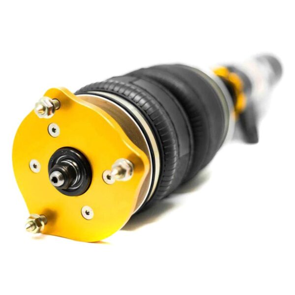 Dynamic Pro™ Front and Rear Monotube Adjustable Lowering Air Strut Kit with 4.0" Front and Rear Body Drop by Yellow Speed Racing®.