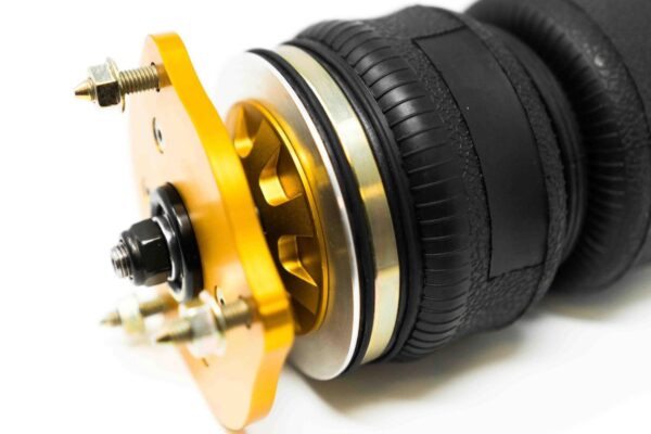 Dynamic Pro™ Front and Rear Monotube Adjustable Lowering Air Strut Kit with 4.0" Front and Rear Body Drop by Yellow Speed Racing®.