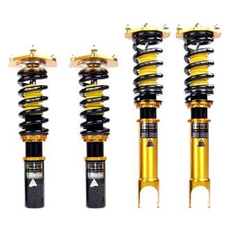 BMW 3-Series 2025, Dynamic Pro Sport™ Front and Rear Coilover Kit with 0.5"-2.5" Front and 0.5"-2.5" Rear Body Drop by Yellow Speed Racing®.