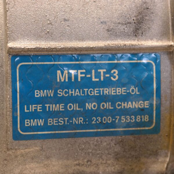 TRANS/GEARBOX MANUAL, PETROL, 2.5, N52N, E83, 12/06-11/10