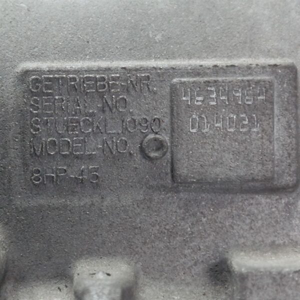 SAMSUNG CSC TRANS/GEARBOX AUTO, PETROL, 2.0, 320i, TURBO, N20 (135kW), F30, FLOOR & PADDLE SHIFT, 11/11-12/15