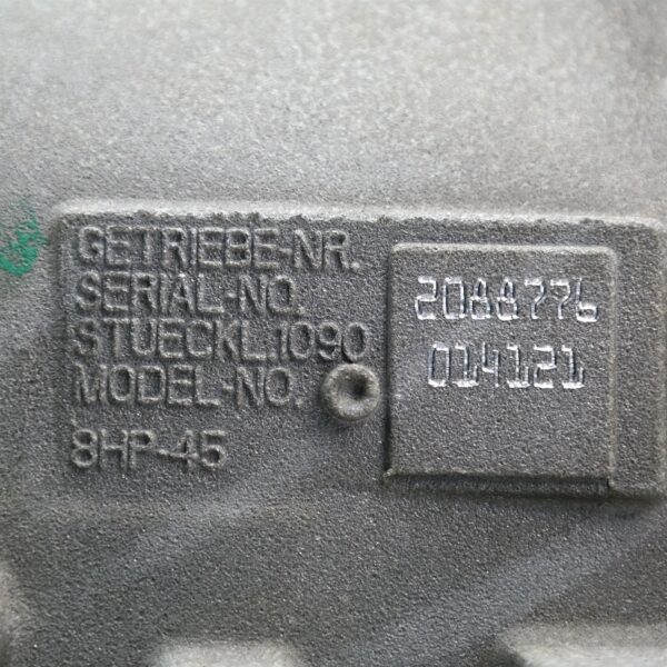 SAMSUNG CSC TRANS/GEARBOX AUTO, PETROL, 2.0, 328i, TURBO, N20 (180kW), F30/F31/F34, FLOOR & PADDLE SHIFT, 11/11-05/16