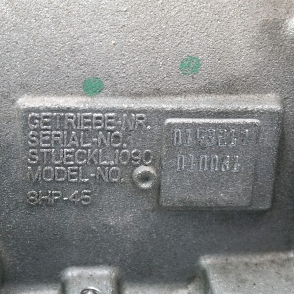 TRANS/GEARBOX AUTO, PETROL, 2.0, s20i/s28i, TURBO, N20, E89, 09/11-12/16