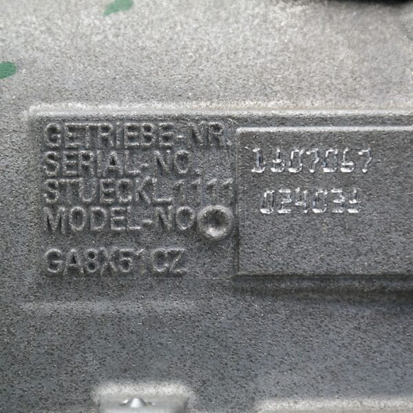 TRANS/GEARBOX G05, AUTO, AWD, PETROL, 3.0, TWIN TURBO, B58 CODE, GA8HP76X-XC5, XDRIVE 40I, 08/18-02/23