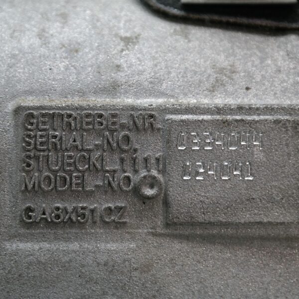 TRANS/GEARBOX AUTO, PETROL, 3.0, B58D CODE, TURBO, AWD, NON TRANSFER CASE, G20, 10/18-