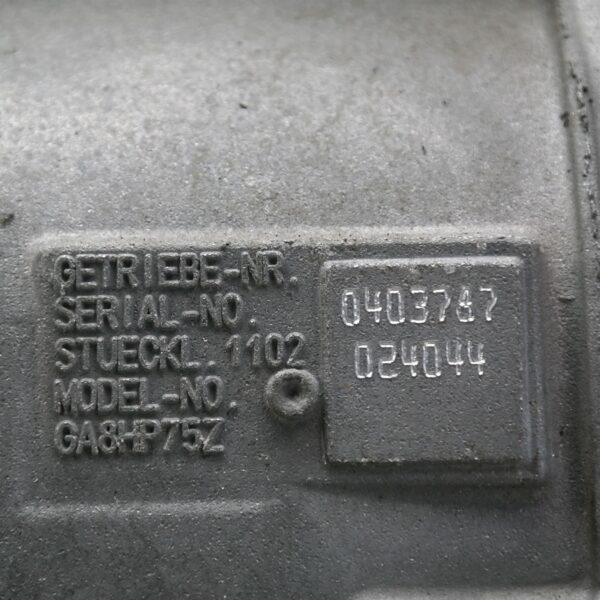 TRANS/GEARBOX AUTO, DIESEL, 3.0, xDRIVE30d, TURBO, N57, GA8HP75Z, F15, 09/13-07/18