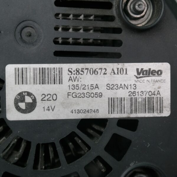 SAMSUNG CSC ALTERNATOR F25 (672) *12-20*