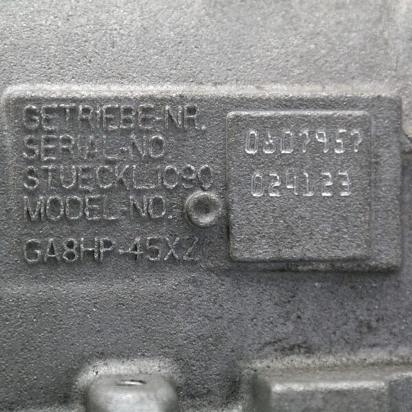 TRANS/GEARBOX AUTO, DIESEL, 2.0, x20d, TURBO, NON TRANSFER CASE, B47, F25, 04/14-07/17