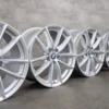 OEM BMW X5 X6 Rims 18 inch G05 G06 Styling 618 V-spoke 6880684 silver NEW