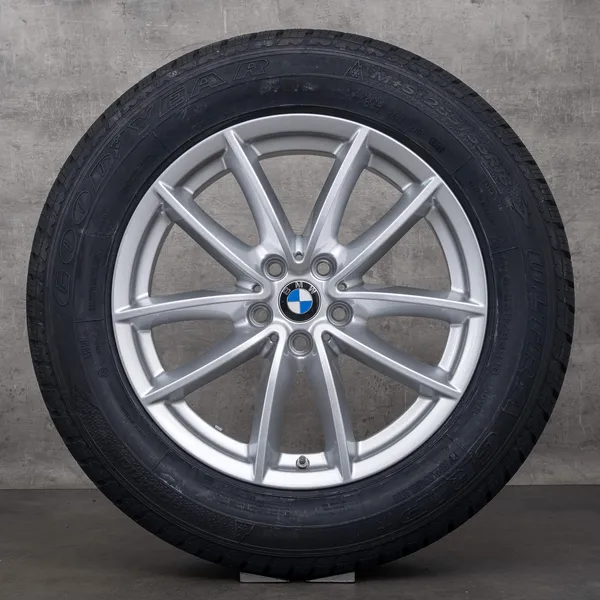 OEM BMW X5 X6 snow tire packages 18 inch G05 G06 Rims Styling 618 V-spoke 6880684 silver NEW