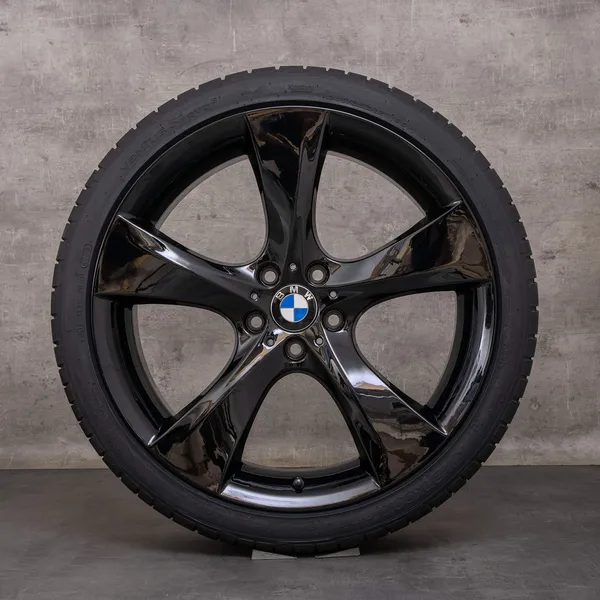 30412-styli OEM BMW 5 Series GT 7 Rims 21 inch F07 F01 F02 F03 Summer Wheels Styling 311 black high gloss 6792592 6792593