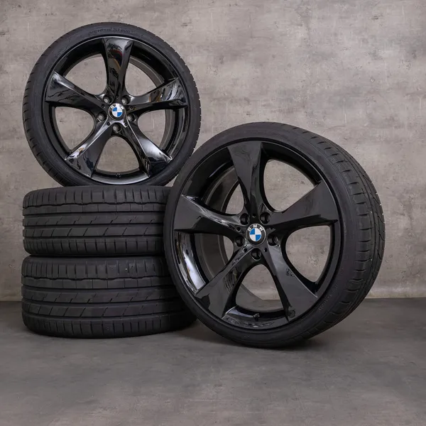 30412-styling- OEM BMW 5 Series GT 7 Rims 21 inch F07 F01 F02 F03 Summer Wheels Styling 311 black high gloss 6792592 6792593