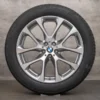 OEM BMW M3 M4 Rims 20 inch F80 F82 F83 Styling 666 M 8090194 8090195 ferric grey gloss turned