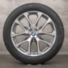 OEM BMW M3 M4 Rims 20 inch F80 F82 F83 Styling 666 M 8090194 8090195 ferric grey gloss turned