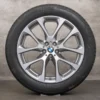 OEM BMW M3 M4 Rims 20 inch F80 F82 F83 Styling 666 M 8090194 8090195 ferric grey gloss turned