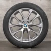 OEM BMW M3 M4 Rims 20 inch F80 F82 F83 Styling 666 M 8090194 8090195 ferric grey gloss turned