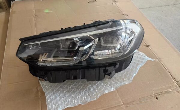 2022 2023 BMW X3 X4 G01 G02 Headlight Full LED Front Left Driver Chrome Adaptive