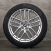 OEM BMW 5 series i5 rims 19 inch G60 G61 summer wheels styling 933 5A324D6 silver NEW