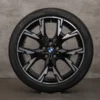 OEM BMW 1 Series rims 19 inch F70 M135 xDrive summer wheels styling 976 M 5A45267 jet black glossy turned