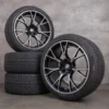 OEM BMW M5 M8 winter wheels 20 inch F90 F91 F92 F93 rims styling 789 M 8073849 8073850 black glossy turned