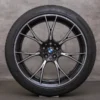 OEM BMW M5 M8 winter wheels 20 inch F90 F91 F92 F93 rims styling 789 M 8073849 8073850 black glossy turned