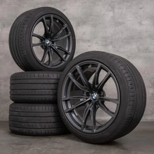OEM BMW M3 M4 wheels 18 19 inch G80 G82 G83 summer 842 M 8093830 8093831 orbit gray