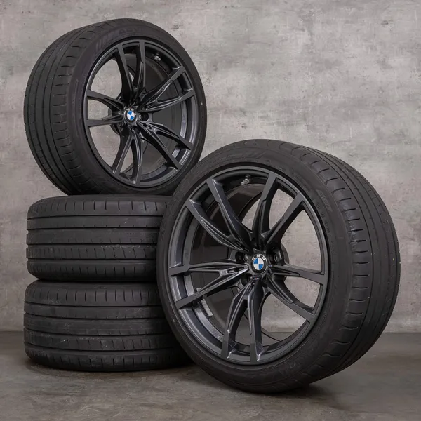 39264-styling-842-m-original-bmw-m3-m4-felgen-19-20-zoll-g80-g82-g83-sommerraeder-842-m-8093830-8093831-orbit-grey OEM BMW M3 M4 wheels 18 19 inch G80 G82 G83 summer 842 M 8093830 8093831 orbit gray