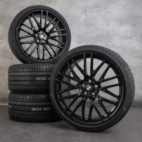 OEM BMW 6 Series 7 wheels 21 inch summer GT G32 G11 G12 Styling 650 M 6893542 jet black NEW